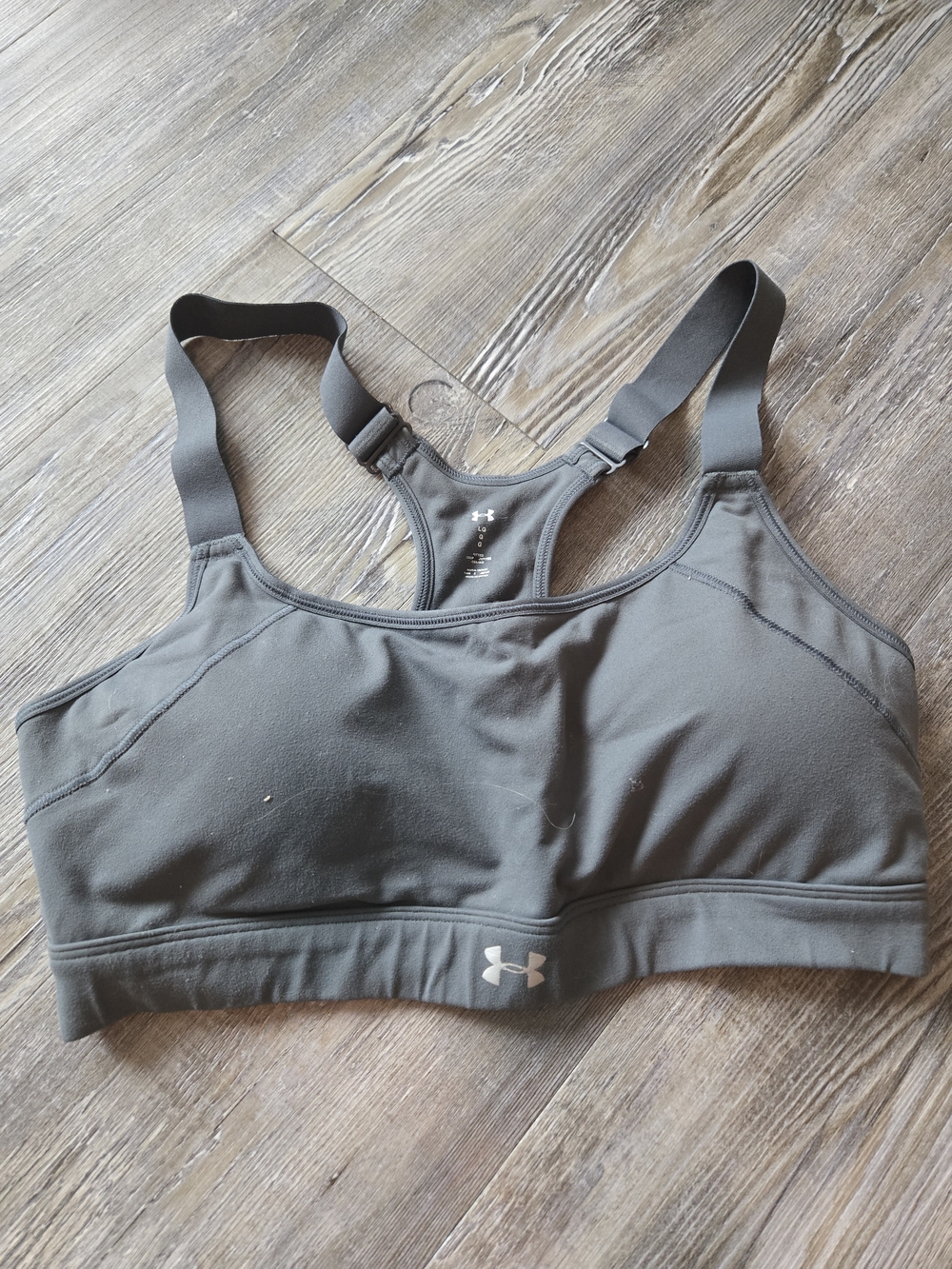 Under Armour Women's Gray High-Support Sports Bra